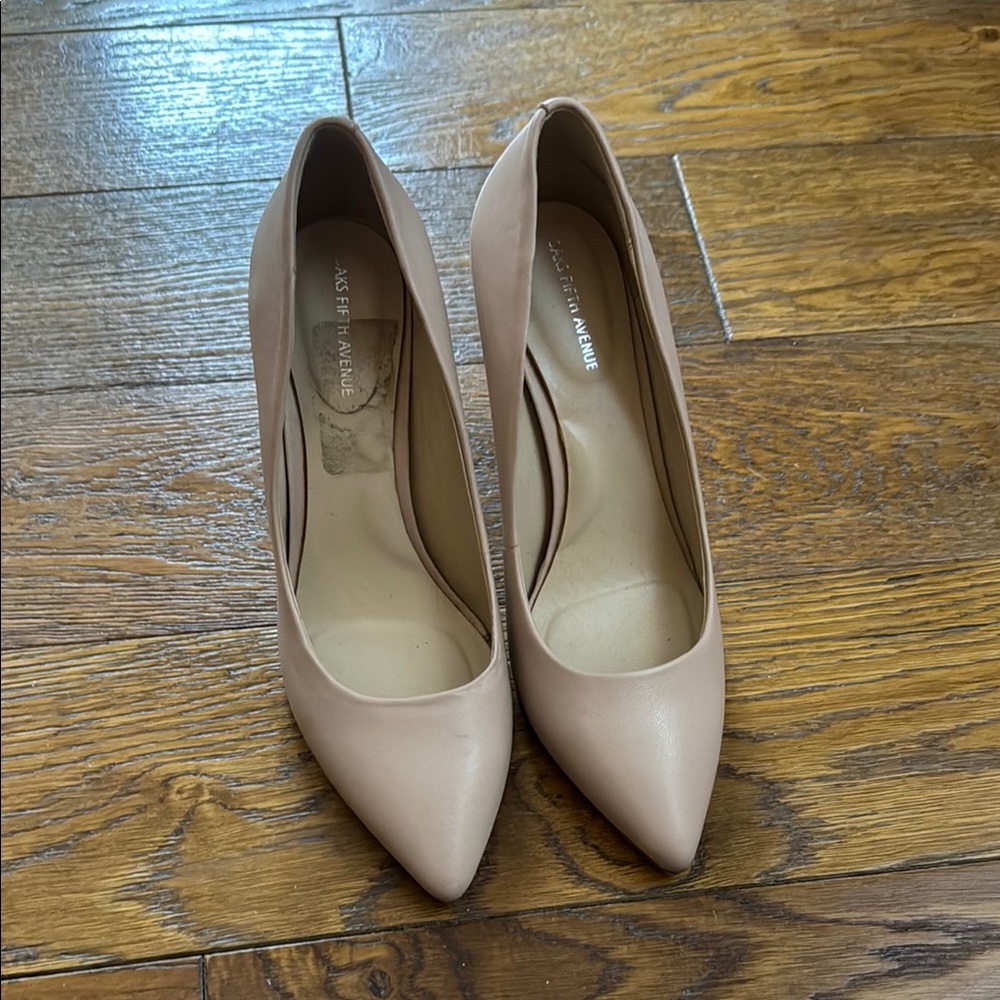 Women's Nude Saks Fifth Avenue Heels Size 6
